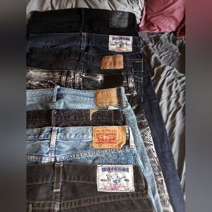 8 pairs of Denim jeans in one lot